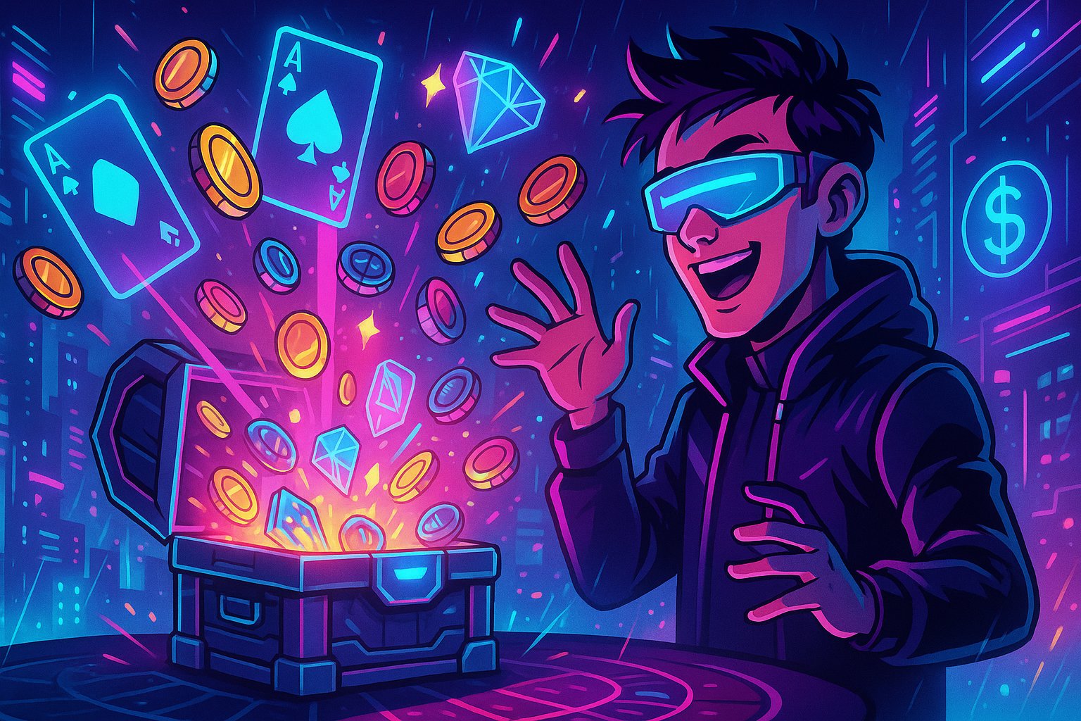 Ilustrasi meja live casino yang tersedia untuk permainan langsung di mpogacor